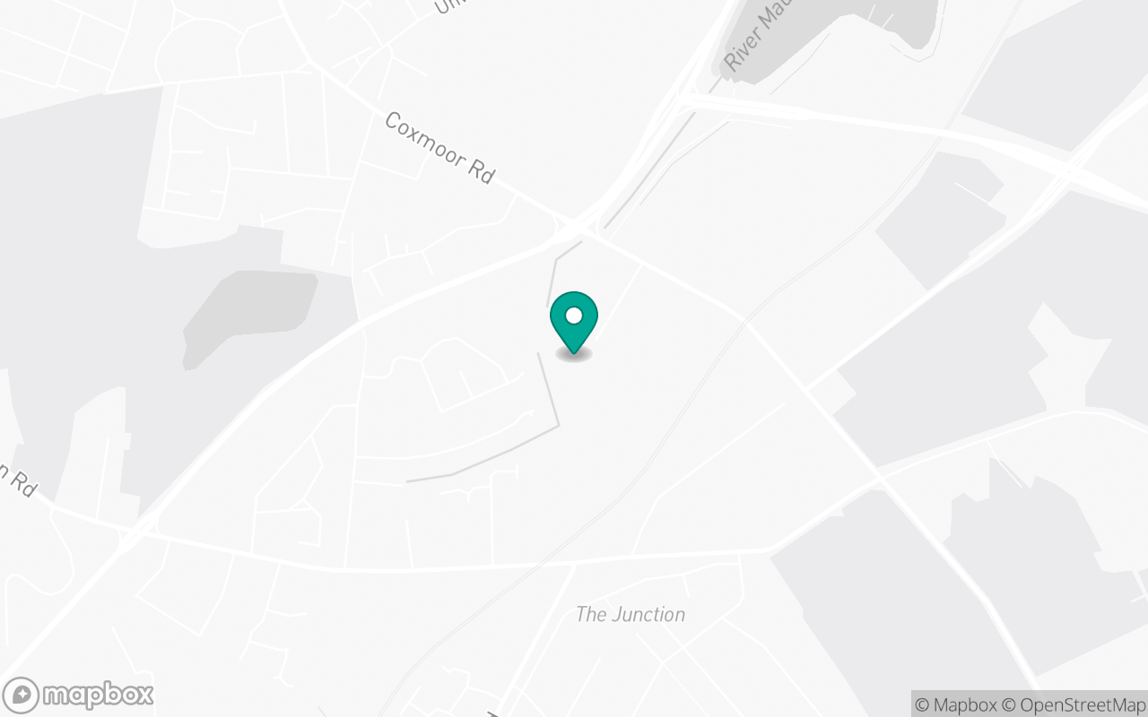 Map showing the location of Ashfield test centre