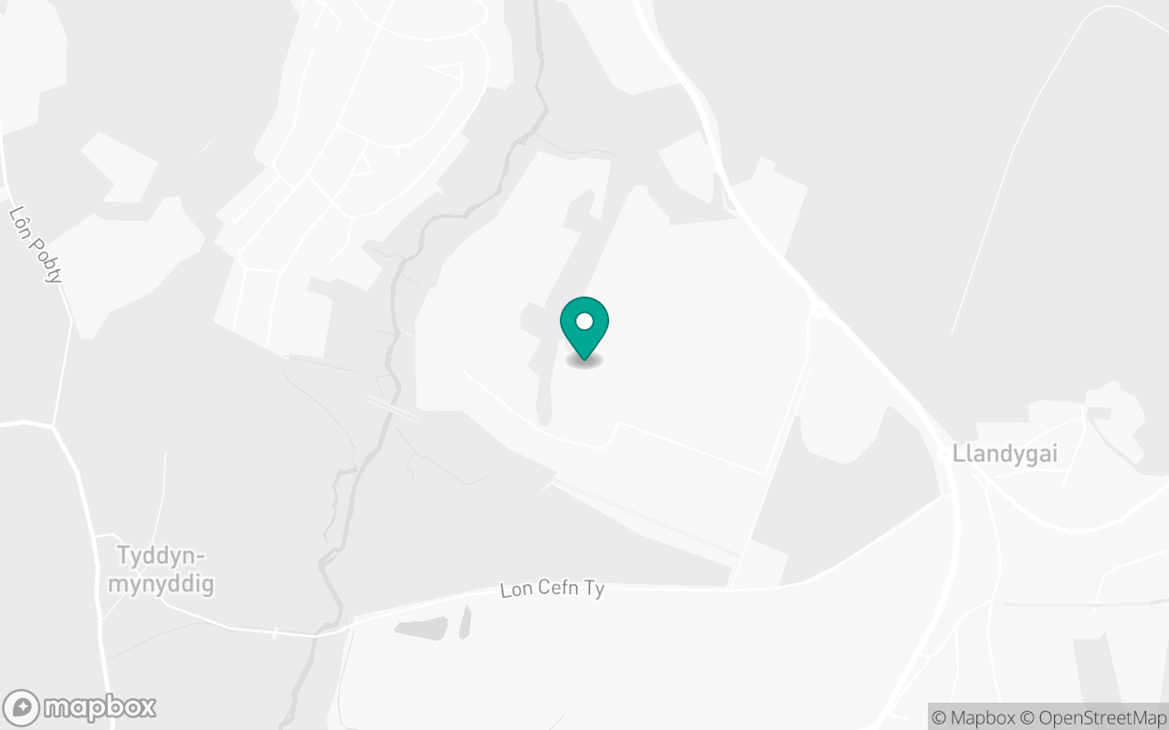 Map showing the location of Bangor test centre