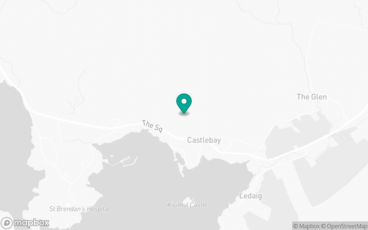 Map showing the location of Barra test centre