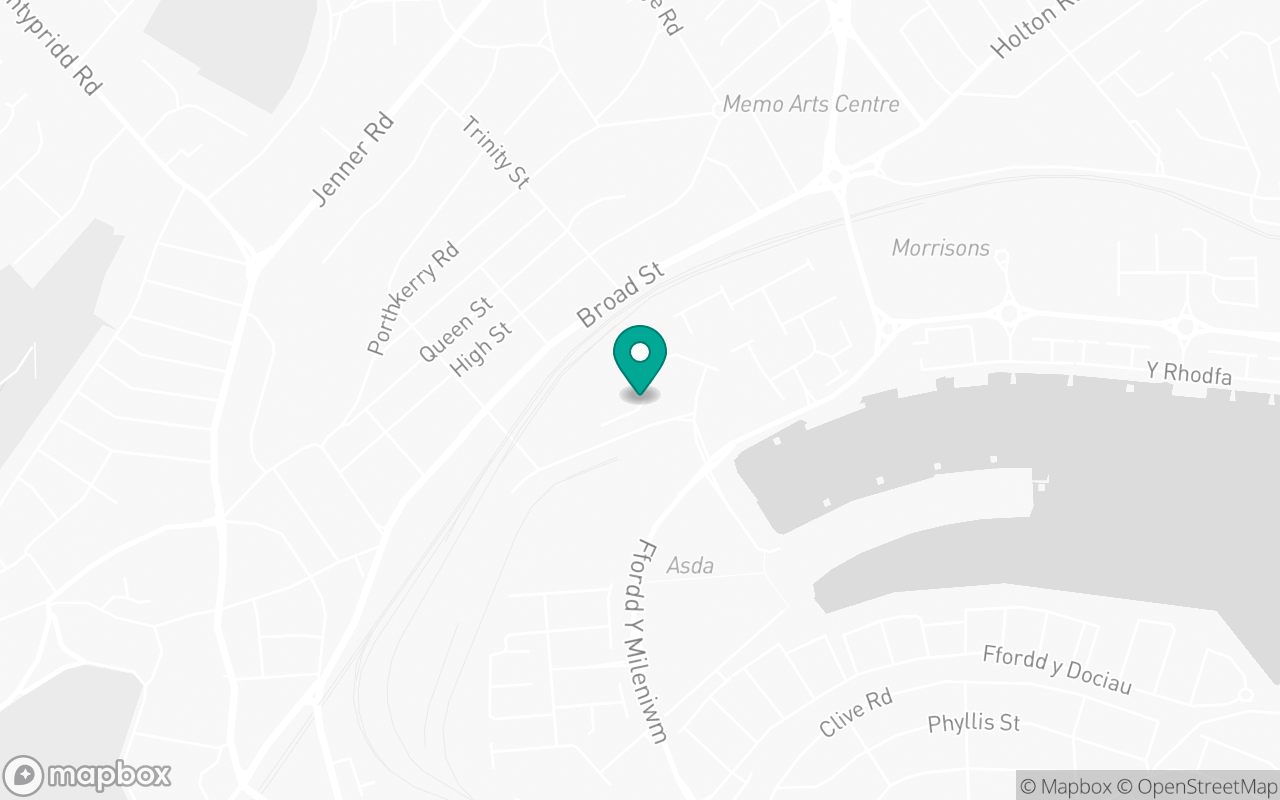 Map showing the location of Barry test centre