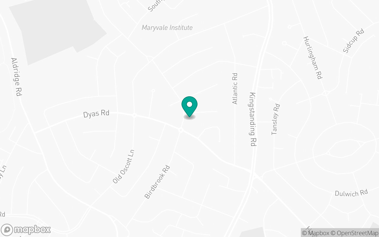 Map showing the location of Birmingham (Kingstanding) test centre