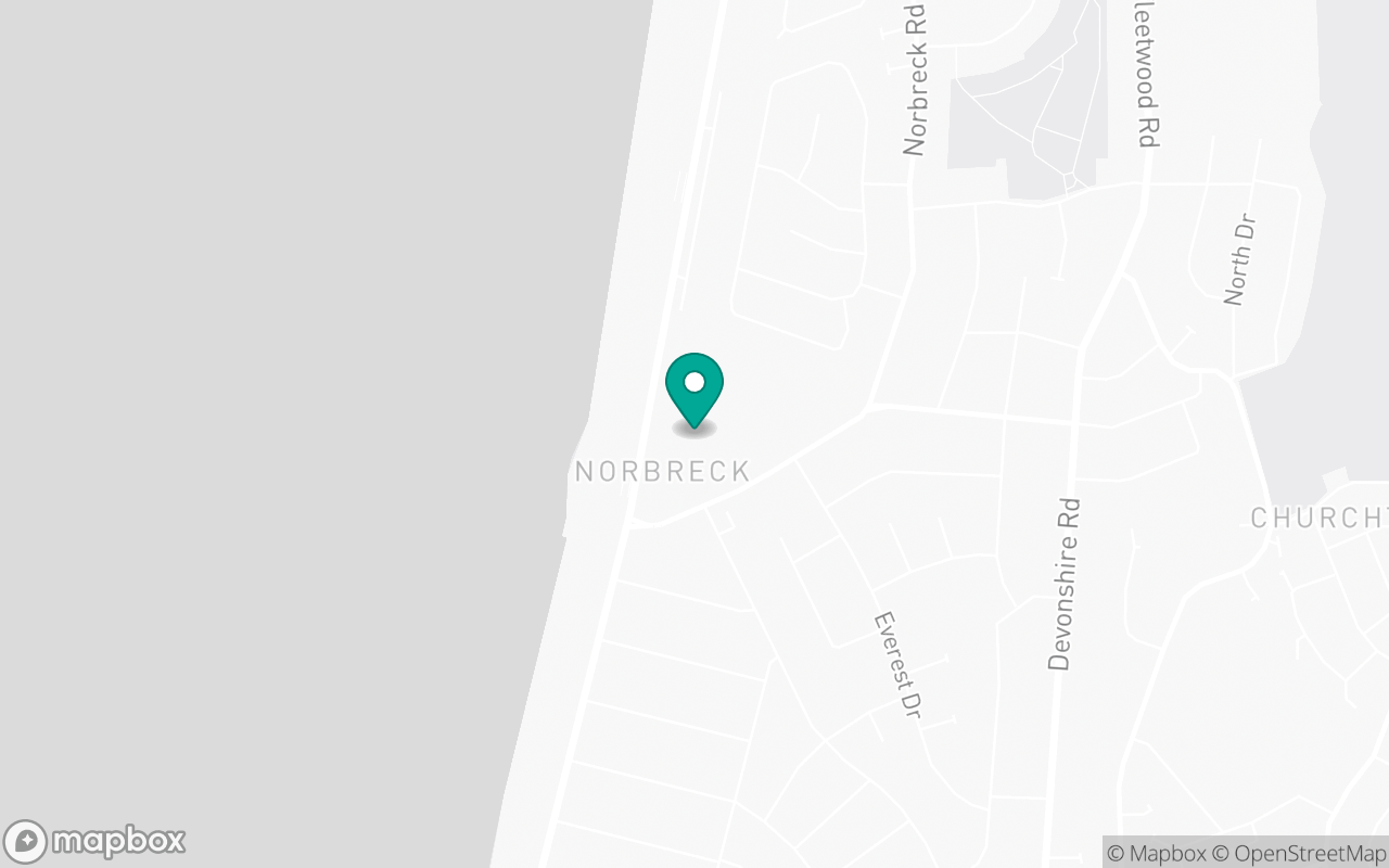 Map showing the location of Blackpool test centre
