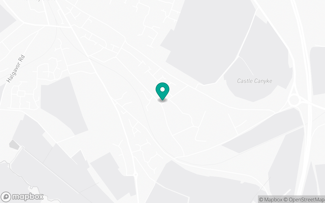 Map showing the location of Bodmin test centre