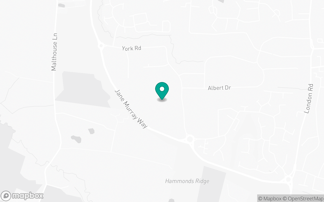 Map showing the location of Burgess Hill test centre