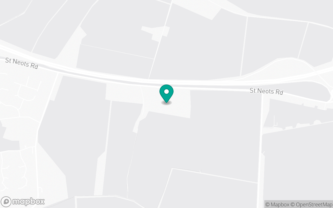 Map showing the location of Cambridge (Hardwick) test centre