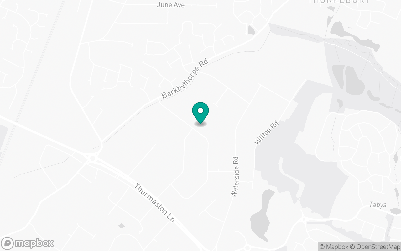 Map showing the location of Cannock St test centre