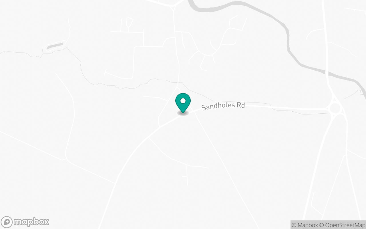 Map showing the location of Cookstown test centre