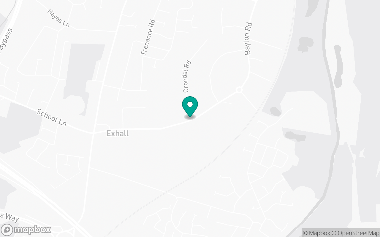 Map showing the location of Coventry test centre