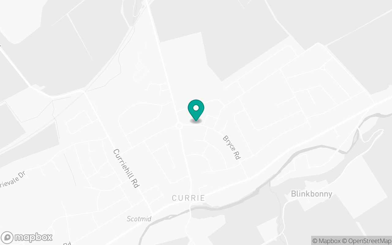 Map showing the location of Currie test centre
