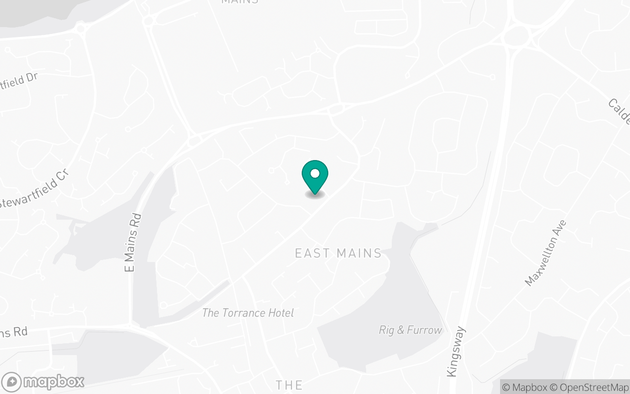 Map showing the location of East Kilbride test centre