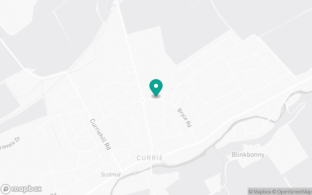 Map showing the location of Edinburgh (Currie) test centre