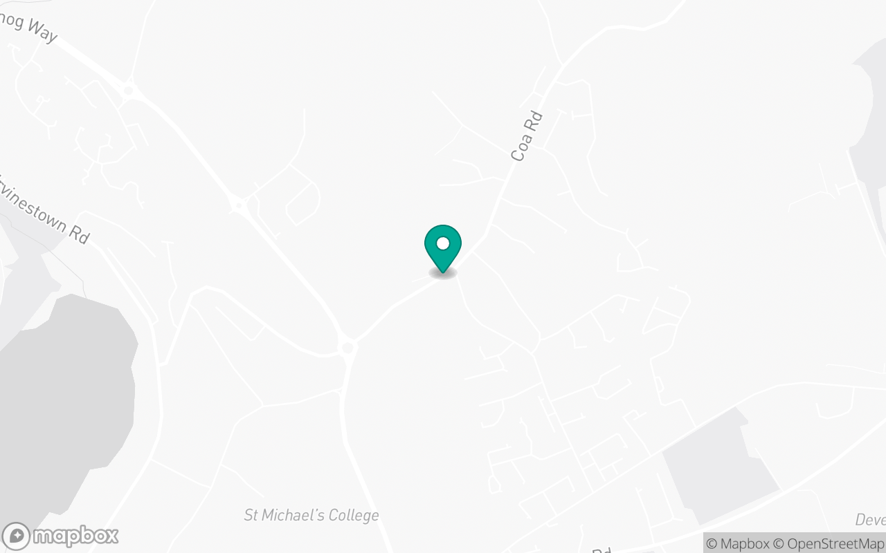 Map showing the location of Enniskillen test centre