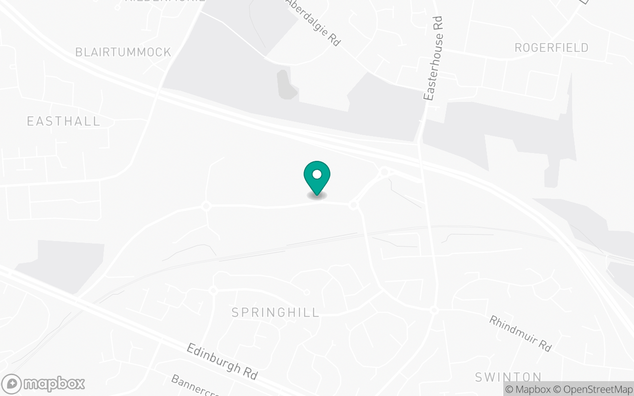 Map showing the location of Glasgow (Baillieston) test centre