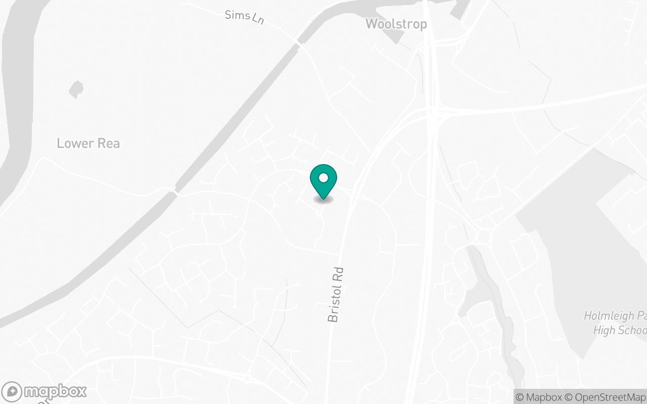 Map showing the location of Gloucester test centre