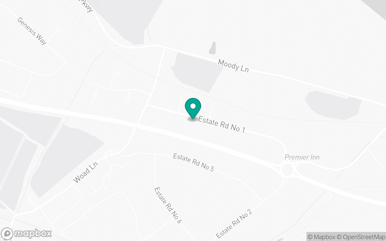 Map showing the location of Grimsby Coldwater test centre