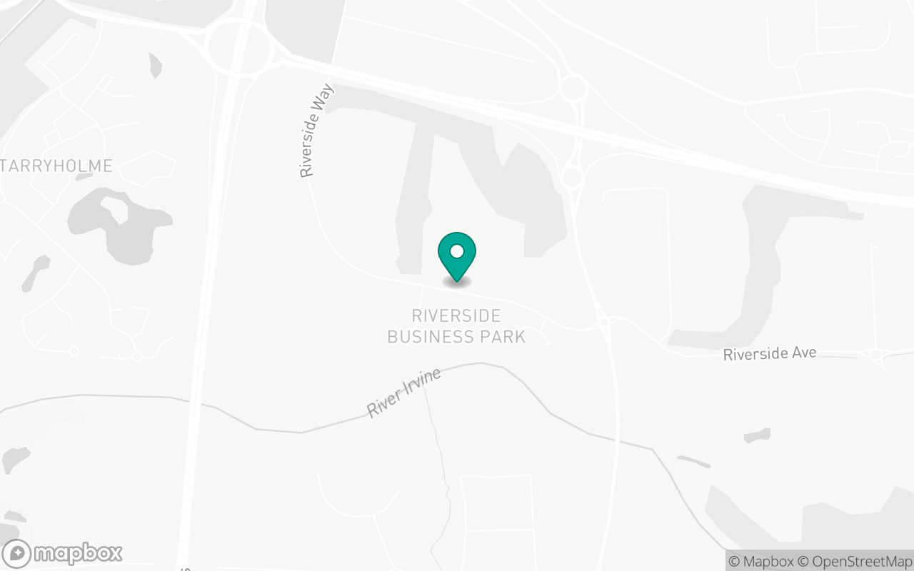 Map showing the location of Irvine test centre