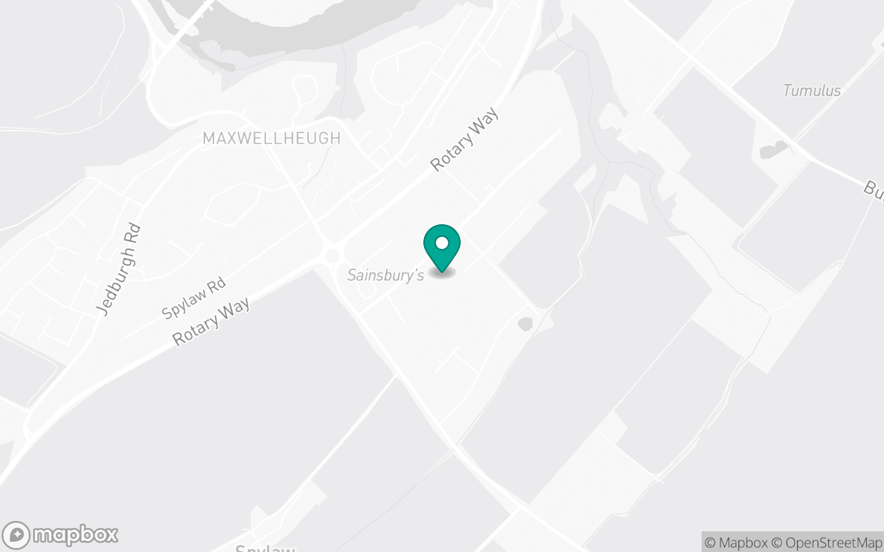 Map showing the location of Kelso test centre