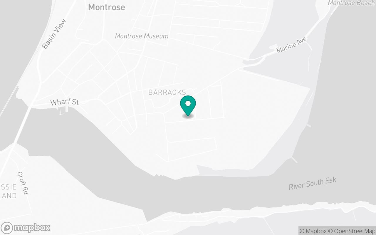 Map showing the location of Montrose test centre