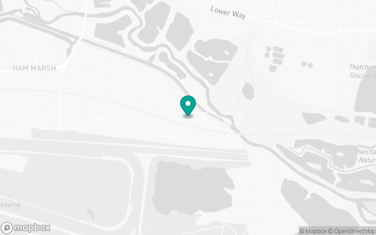 Map showing the location of Newbury test centre