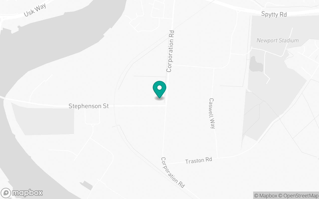 Map showing the location of Newport test centre