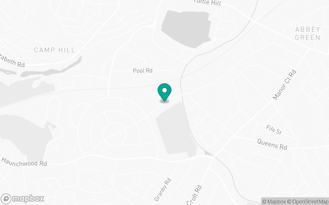 Map showing the location of Nuneaton test centre
