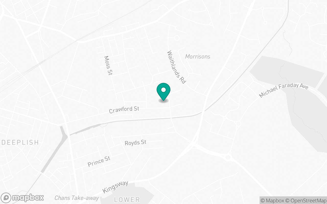 Map showing the location of Rochdale (Manchester) test centre