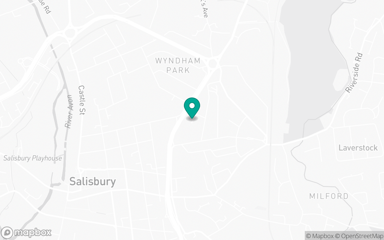 Map showing the location of Salisbury test centre