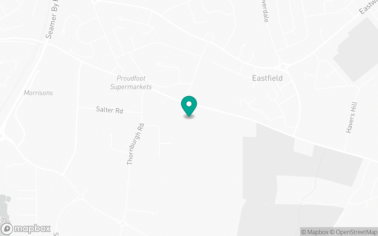 Map showing the location of Scarborough test centre
