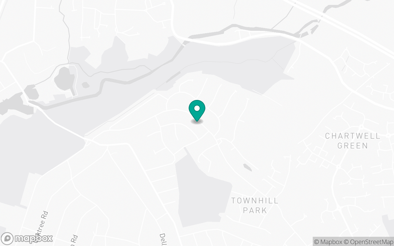 Map showing the location of Southampton Forest Hills test centre