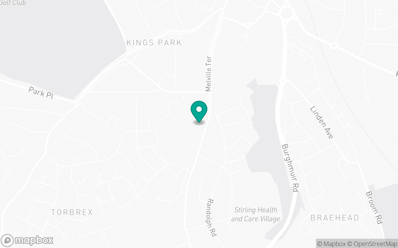 Map showing the location of Stirling test centre