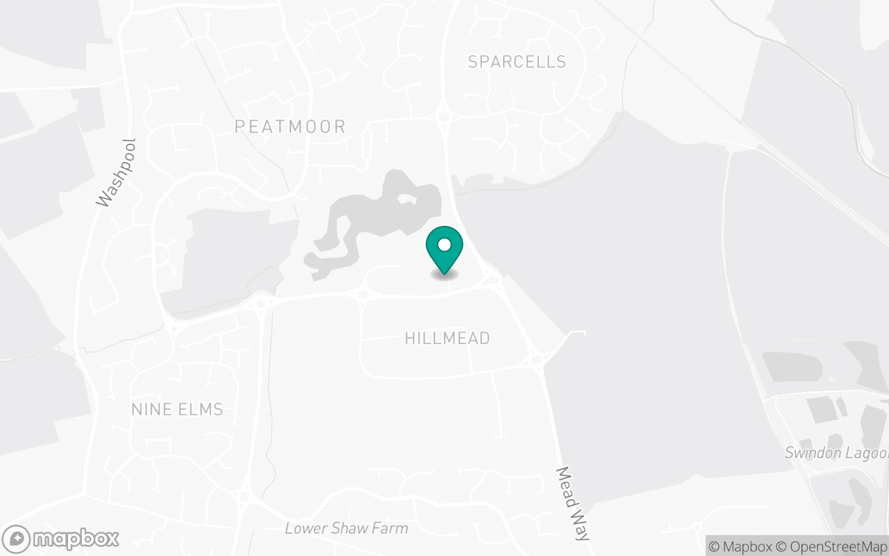 Map showing the location of Swindon test centre