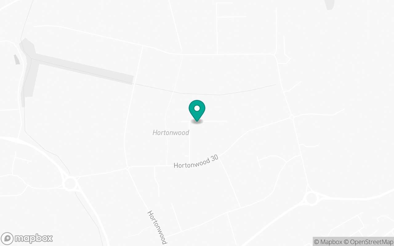 Map showing the location of Telford test centre