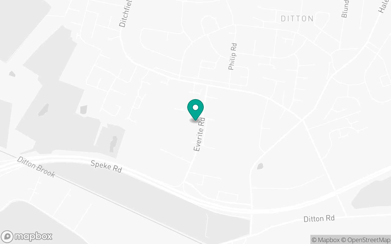 Map showing the location of Widnes test centre