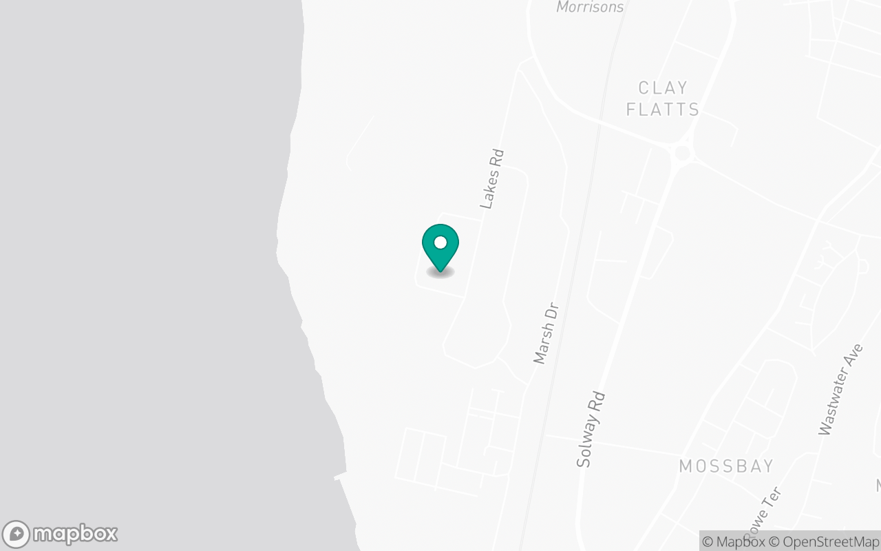 Map showing the location of Workington test centre